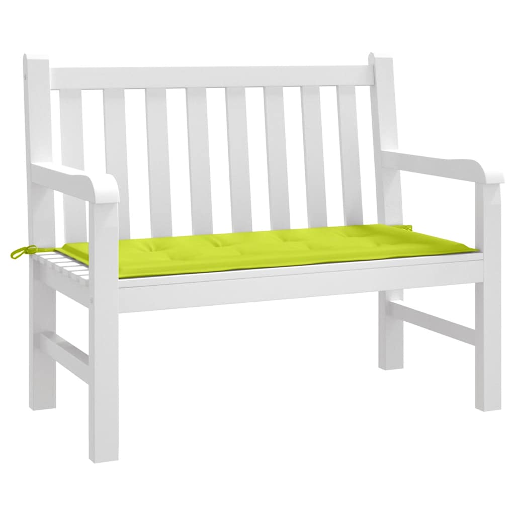 Cuscino per Panca Verde Brillante 120x50x4 cm in Tessuto Oxford | homemem39