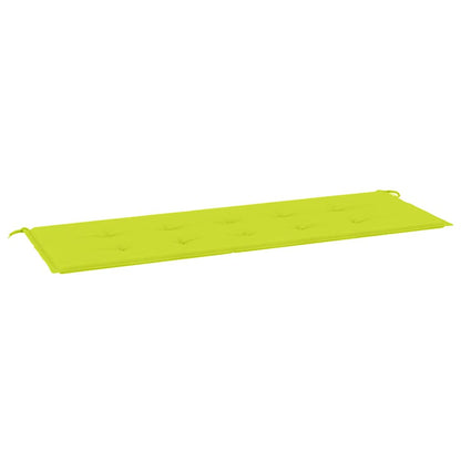 Cuscino per Panca Verde Brillante 150x50x3 cm in Tessuto Oxford | homemem39