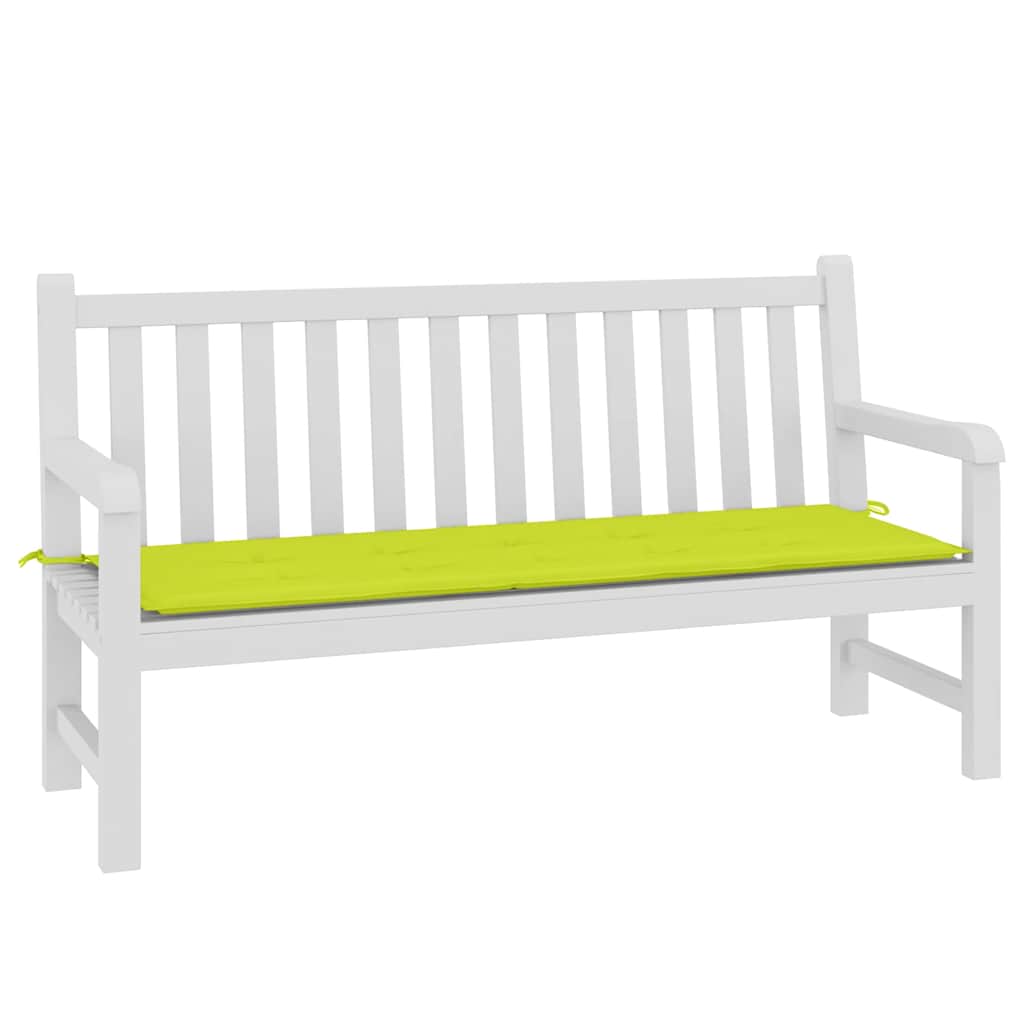 Cuscino per Panca Verde Brillante 150x50x3 cm in Tessuto Oxford | homemem39
