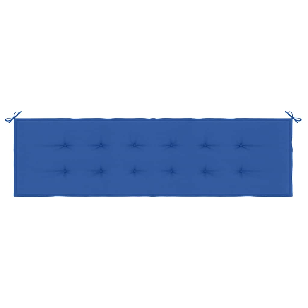 Cuscino per Panca Blu Reale 180x50x3 cm in Tessuto Oxford