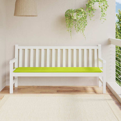 Cuscino per Panca Verde Brillante 180x50x3 cm in Tessuto Oxford | homemem39
