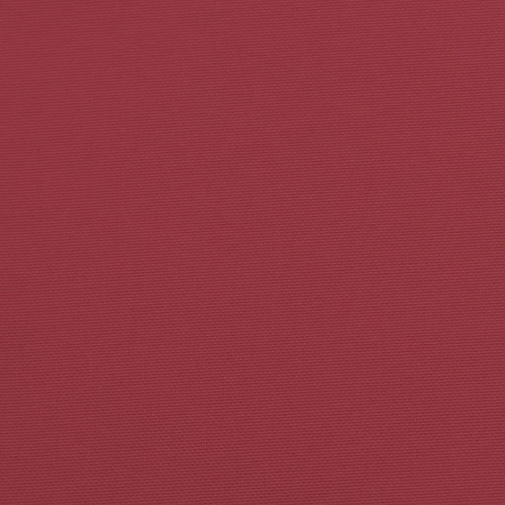 Cuscino per Panca Rosso Vino 200x50x3 cm in Tessuto Oxford