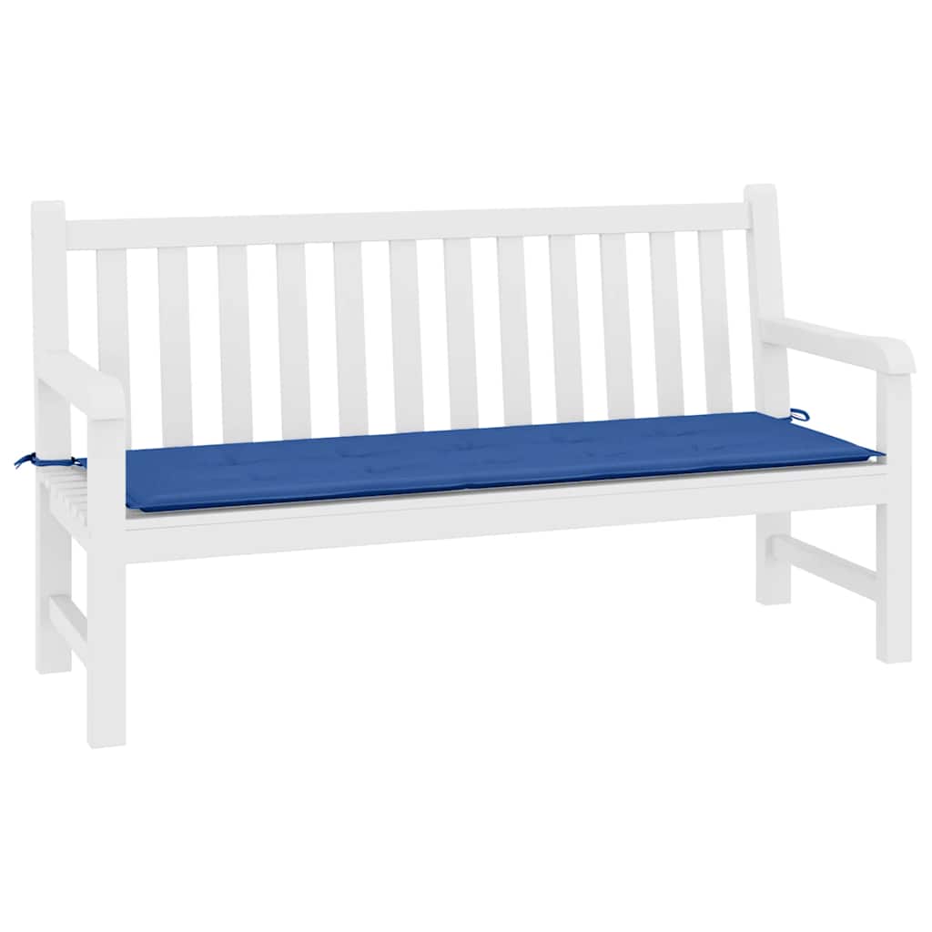 Cuscino per Panca Blu Reale 200x50x4 cm in Tessuto Oxford