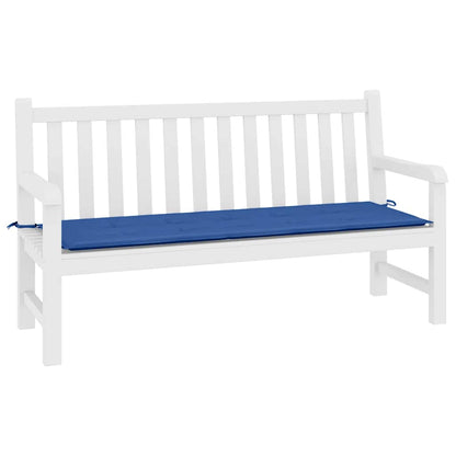 Cuscino per Panca Blu Reale 200x50x4 cm in Tessuto Oxford