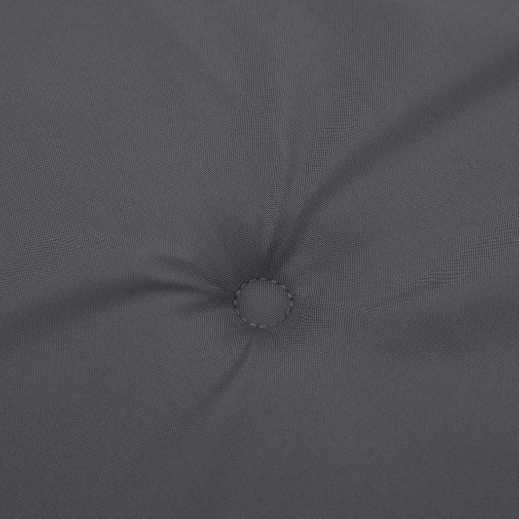 Cuscini per Sedie 6 pz Antracite 120x50x3 cm in Tessuto