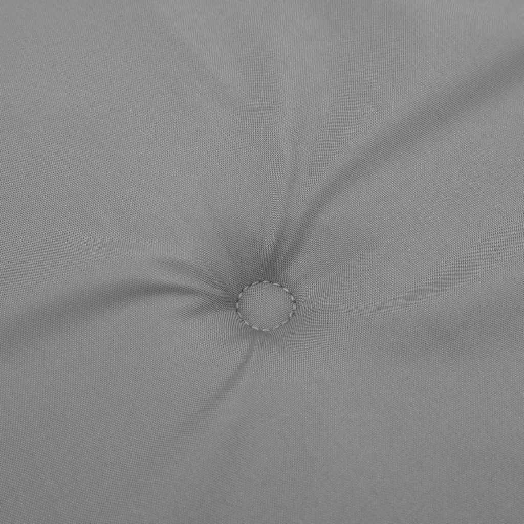 Cuscini per Sedie 6 pz Grigi 120x50x3 cm in Tessuto