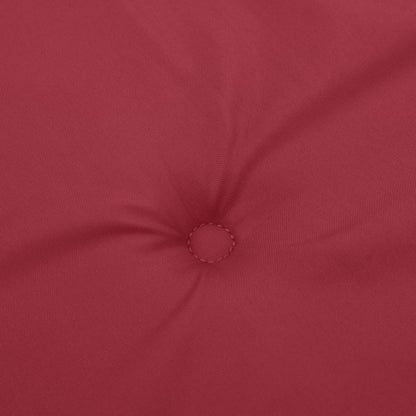 Cuscini per Sedie 6 pz Rosso Vino 120x50x3 cm in Tessuto