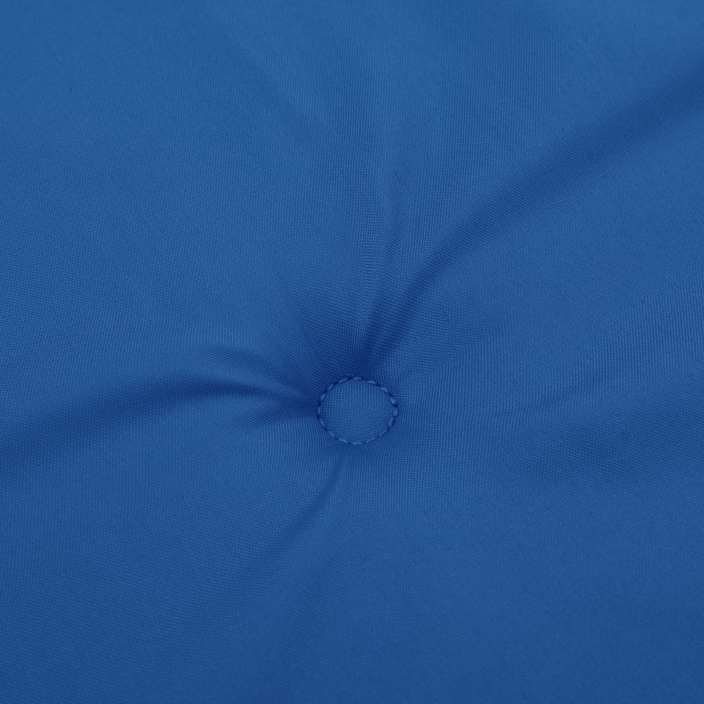 Cuscini per Sedie 2 pz Blu Reale 120x50x3 cm in Tessuto | homemem39