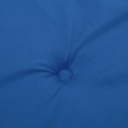 Cuscini per Sedie 4 pz Blu Reale 120x50x3 cm in Tessuto