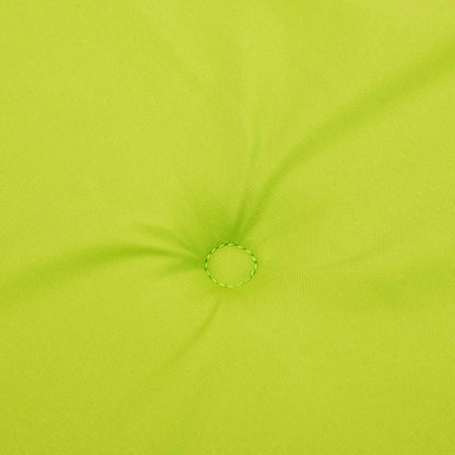 Cuscini per Sedie 6 pz Verde Brillante 120x50x3 cm in Tessuto