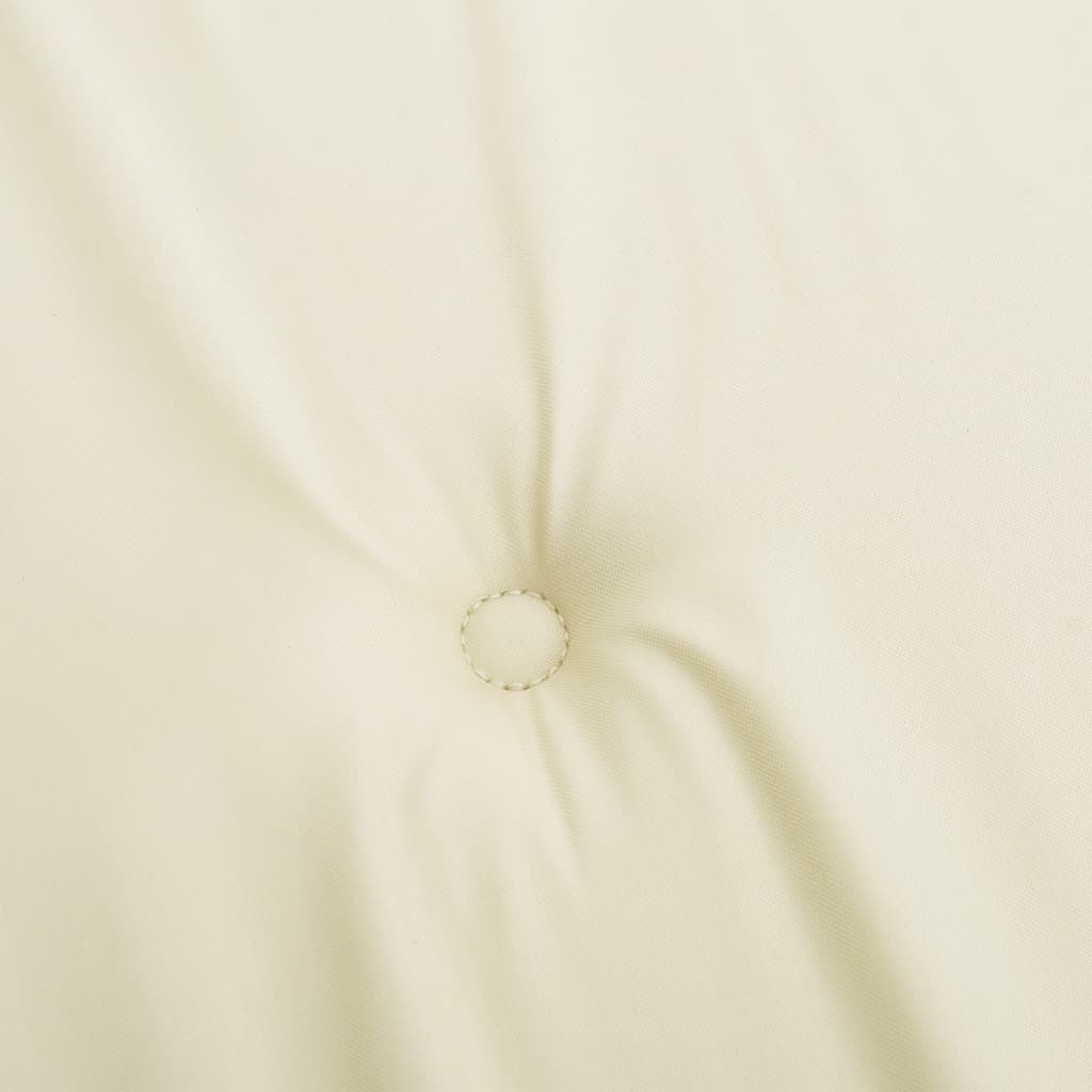 Cuscini per Sedia 6 pz Crema 100x50x3 cm in Tessuto Oxford | homemem39