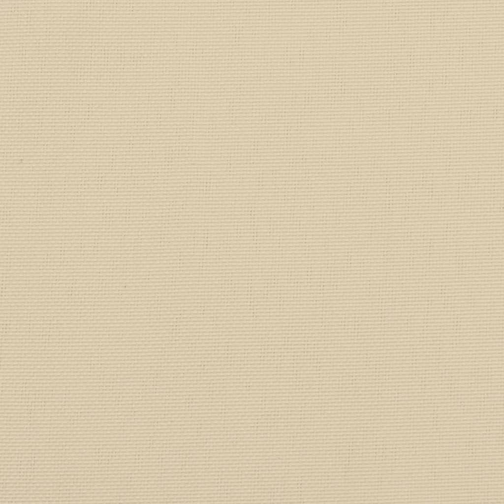 Cuscini per Sedia 6 pz Beige 100x50x3 cm in Tessuto Oxford - homemem39