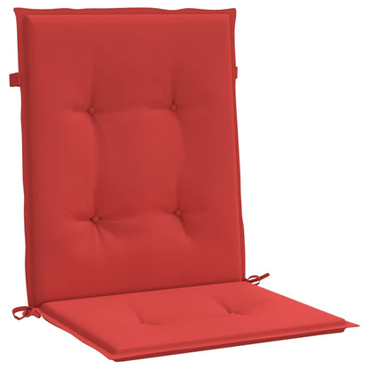 Cuscini per Sedia da Giardino 6 pz Rossi 100x50x3 cm in Tessuto | homemem39