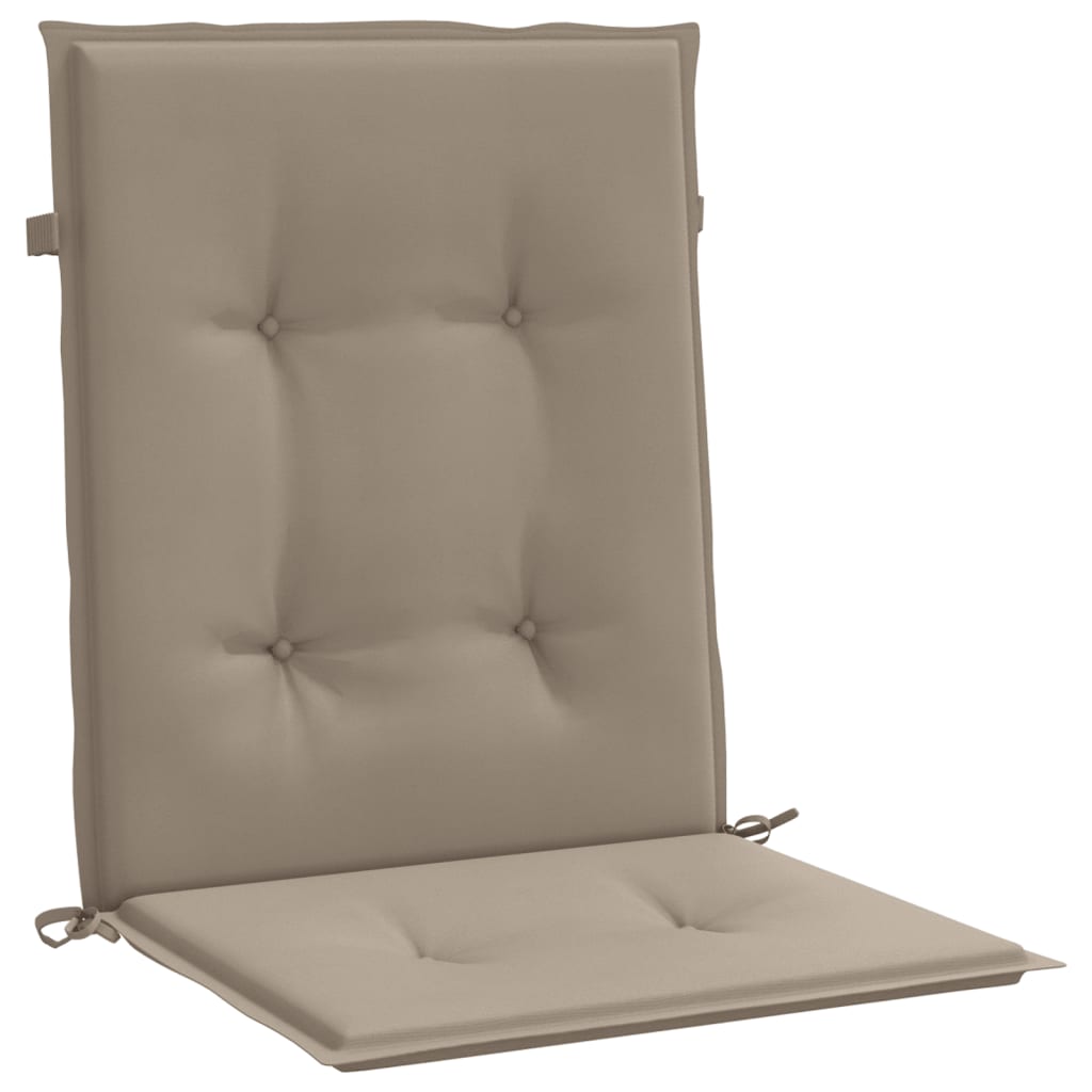 Cuscini per Sedia 6 pz Tortora 100x50x3 cm in Tessuto Oxford | homemem39