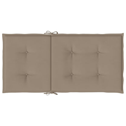 Cuscini per Sedia 6 pz Tortora 100x50x3 cm in Tessuto Oxford | homemem39