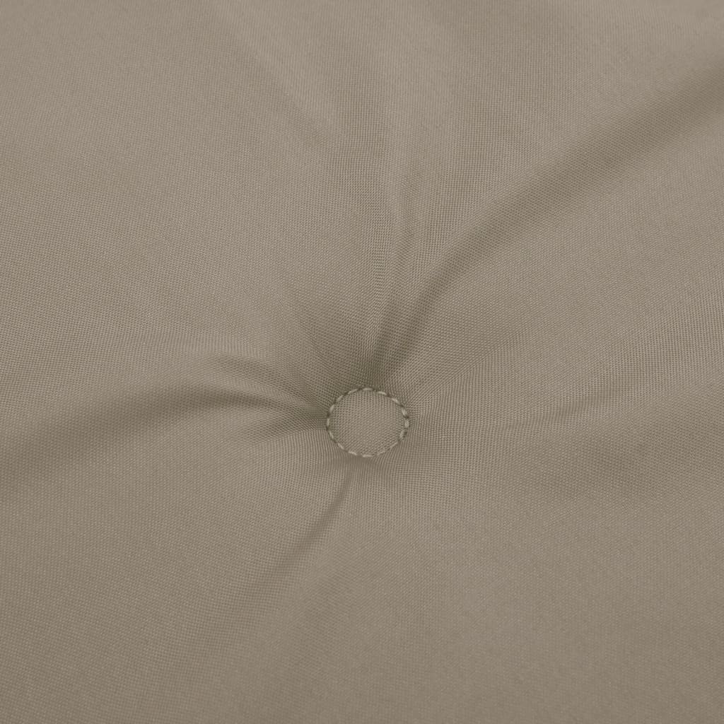 Cuscini per Sedia 6 pz Tortora 100x50x3 cm in Tessuto Oxford | homemem39