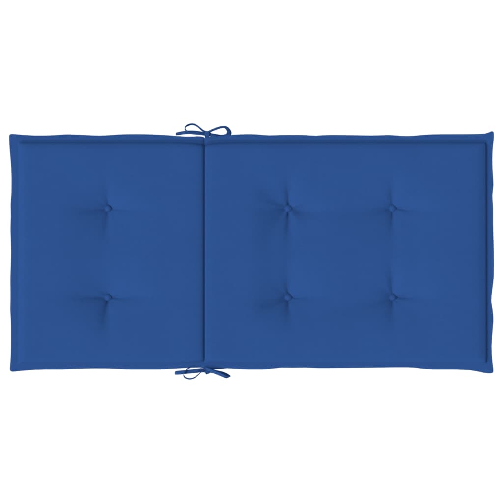 Cuscini per Sedia 4 pz Blu Reale 100x50x3 cm in Tessuto Oxford - homemem39