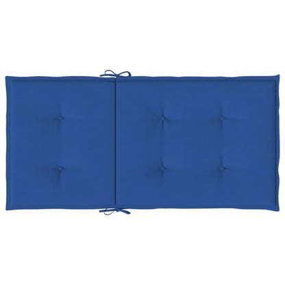 Cuscini per Sedia 4 pz Blu Reale 100x50x3 cm in Tessuto Oxford - homemem39