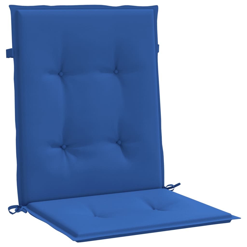 Cuscini per Sedia 6 pz Blu Reale 100x50x3 cm in Tessuto Oxford - homemem39