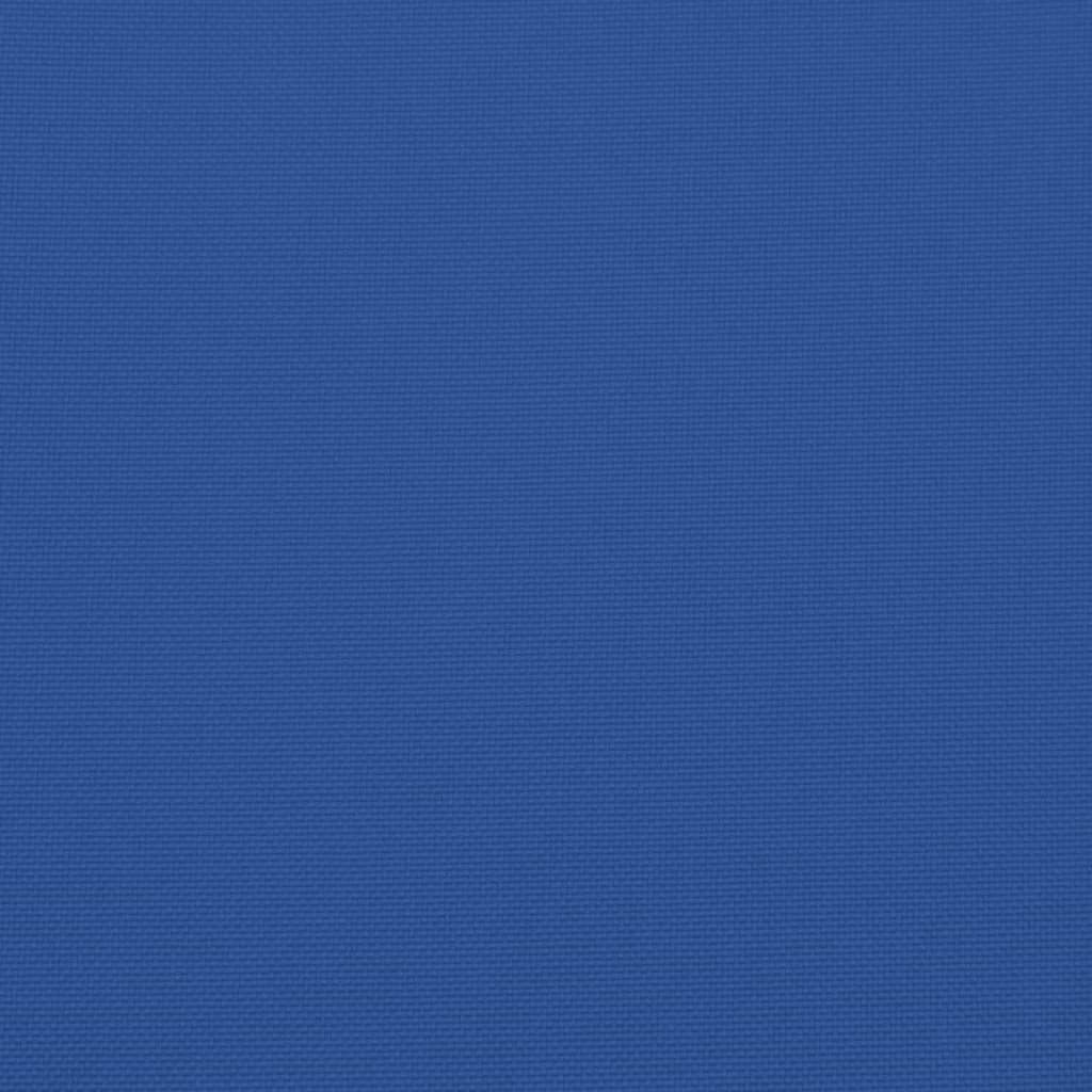 Cuscini per Sedia 6 pz Blu Reale 100x50x3 cm in Tessuto Oxford