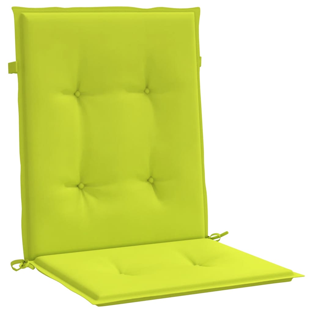 Cuscini per Sedia 4 pz Verde Intenso 100x50x3 cm Tessuto Oxford | homemem39