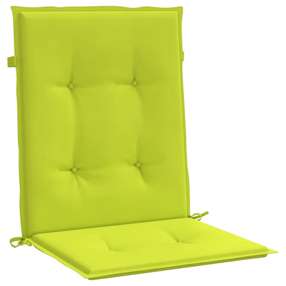 Cuscini per Sedia 4 pz Verde Intenso 100x50x3 cm Tessuto Oxford | homemem39