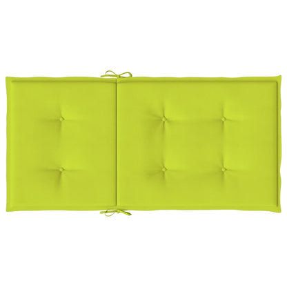 Cuscini per Sedia 4 pz Verde Intenso 100x50x3 cm Tessuto Oxford