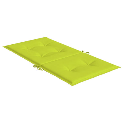 Cuscini per Sedia 6 pz Verde Intenso 100x50x3 cm Tessuto Oxford - homemem39