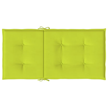 Cuscini per Sedia 6 pz Verde Intenso 100x50x3 cm Tessuto Oxford - homemem39