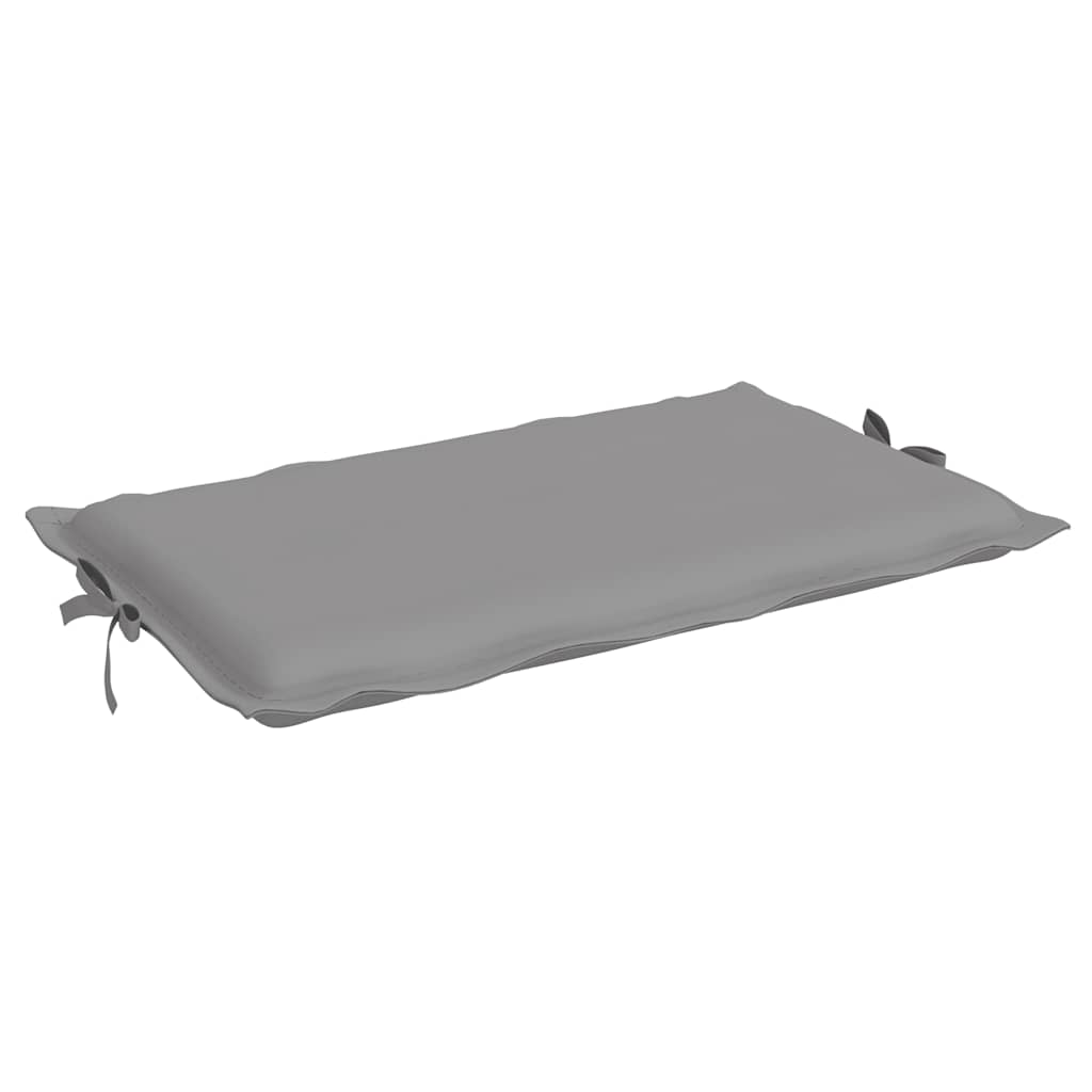 Cuscino per Lettino Grigio 186x58x4 cm in Tessuto Oxford