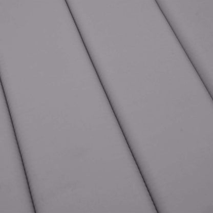 Cuscino per Lettino Grigio 186x58x4 cm in Tessuto Oxford