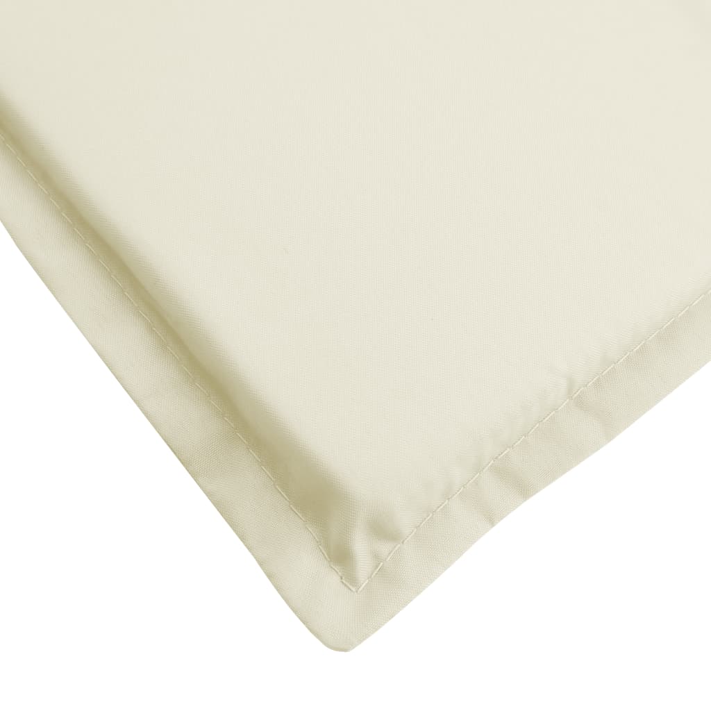 Cream Cot Cushion 186x58x3 cm in Oxford Fabric