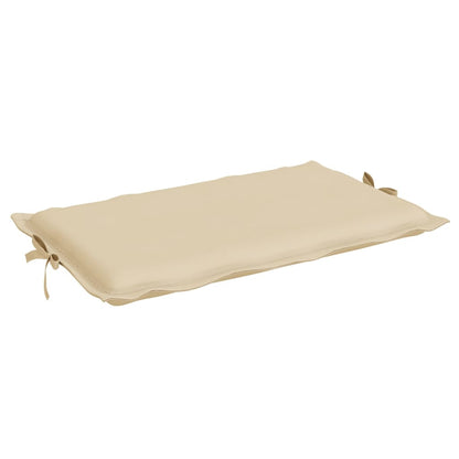 Cuscino per Lettino Beige 186x58x3 cm in Tessuto Oxford