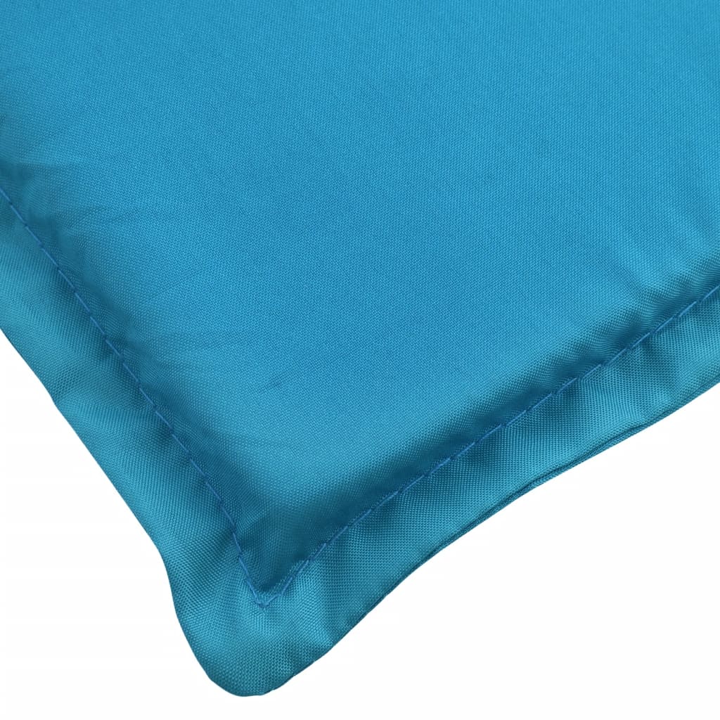 Cuscino per Lettino Blu 186x58x3 cm in Tessuto Oxford