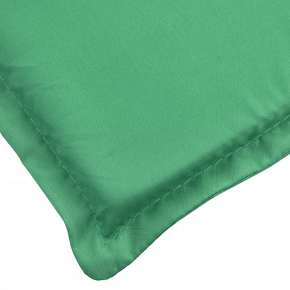 Cuscino per Lettino Verde 186x58x3 cm in Tessuto Oxford