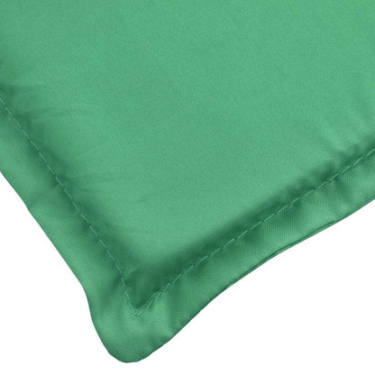 Cuscino per Lettino Verde 186x58x4 cm in Tessuto Oxford