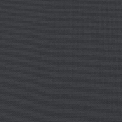 Cuscino per Lettino Nero 186x58x3 cm in Tessuto Oxford