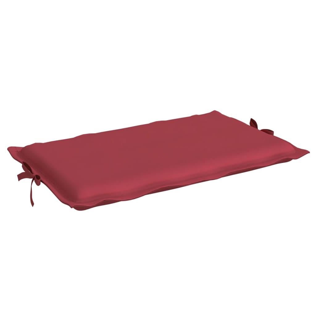 Cuscino per Lettino Rosso Vino 186x58x3 cm in Tessuto Oxford