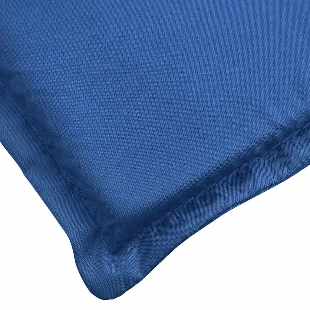 Cuscino per Lettino Blu Reale 186x58x4 cm in Tessuto Oxford