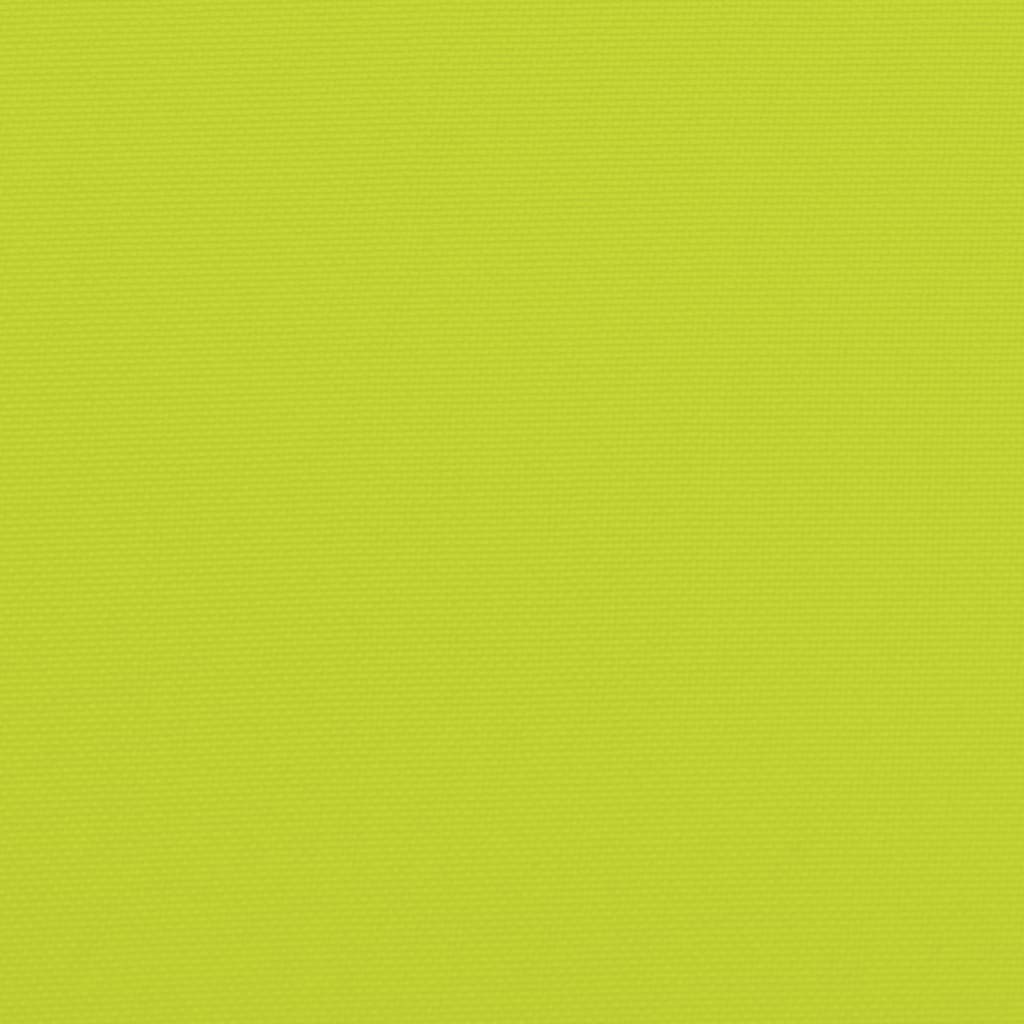 Cuscino per Lettino Verde Intenso 186x58x3 cm in Tessuto Oxford