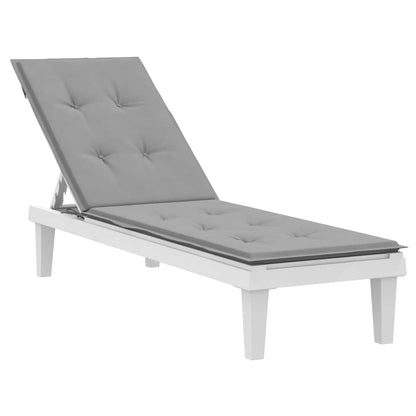 Cuscino per Sdraio Grigio (75+105)x50x4 cm | homemem39