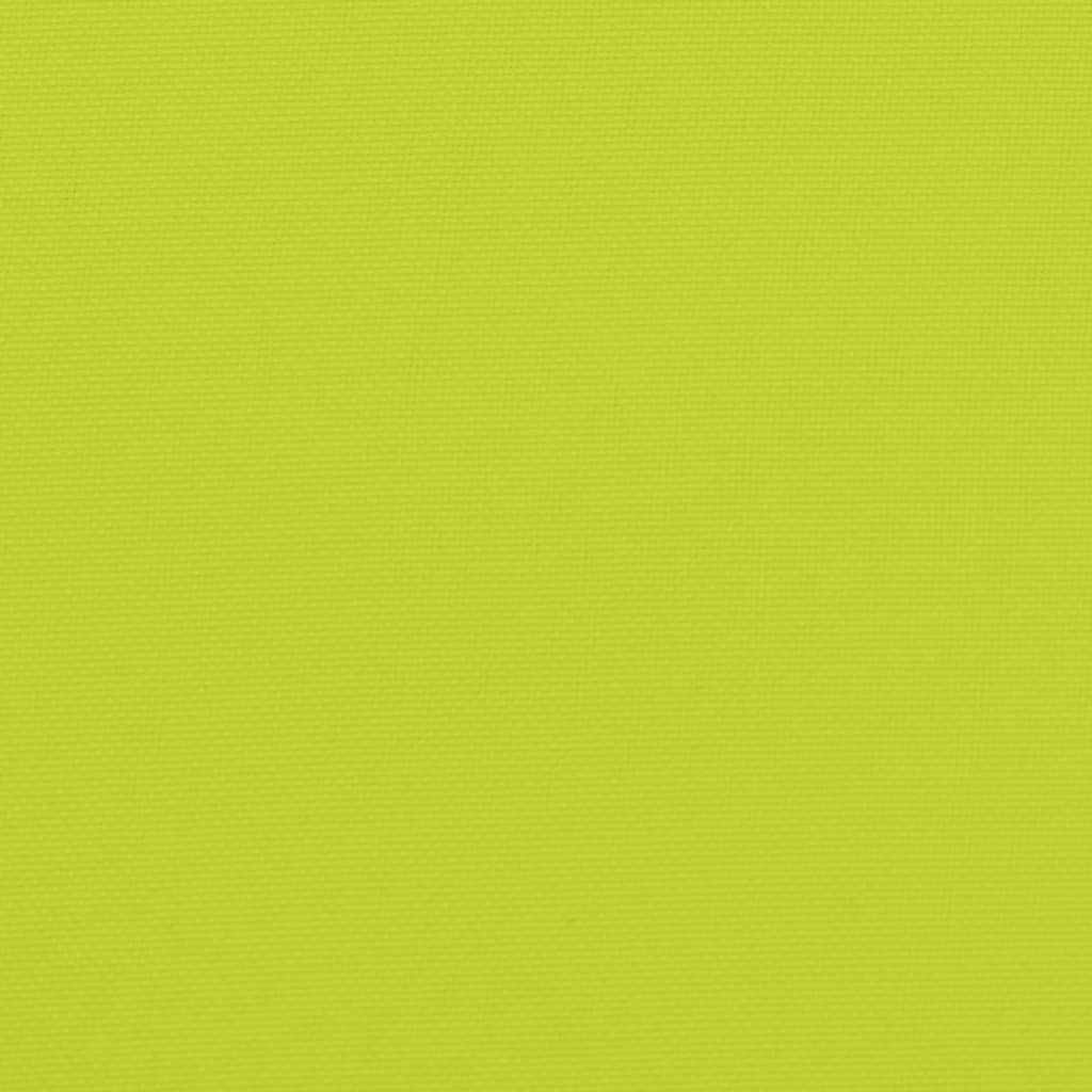 Cuscino per Sdraio Verde Brillante (75+105)x50x4 cm