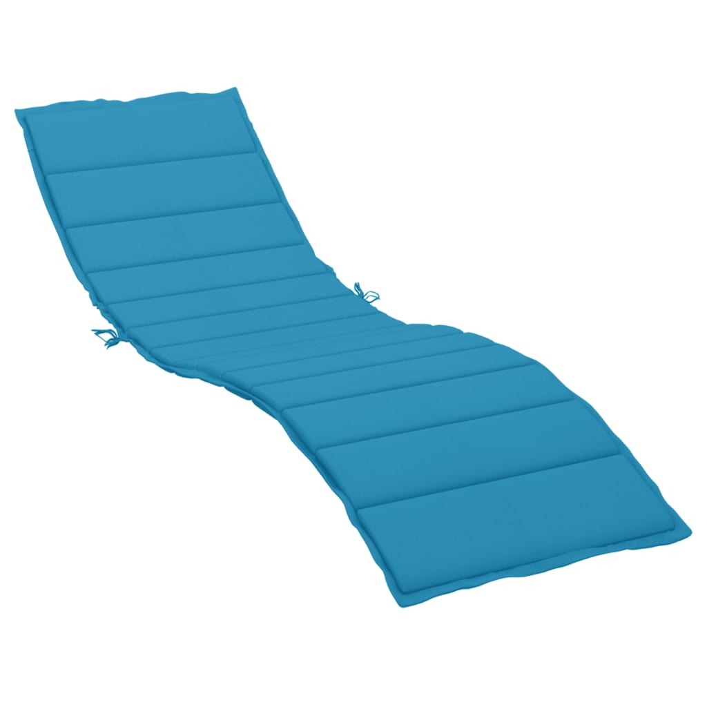 Cuscino per Lettino Blu 200x50x3 cm in Tessuto Oxford | homemem39