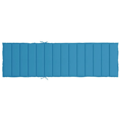 Cuscino per Lettino Blu 200x50x3 cm in Tessuto Oxford | homemem39