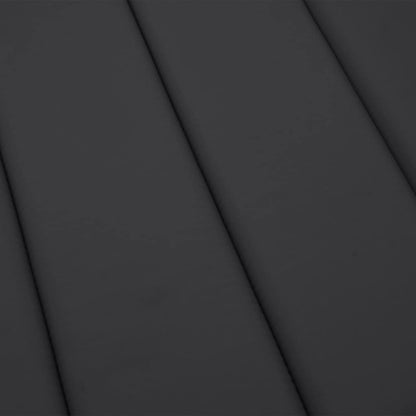 Cuscino per Lettino Nero 200x50x3 cm in Tessuto Oxford - homemem39