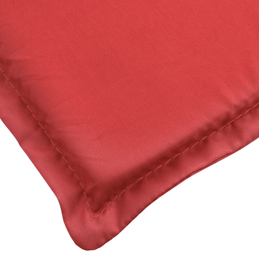 Cuscino per Lettino Rosso 200x60x3 cm in Tessuto Oxford | homemem39