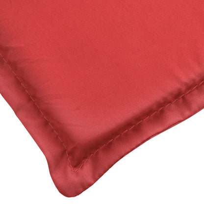 Cuscino per Lettino Rosso 200x60x3 cm in Tessuto Oxford | homemem39