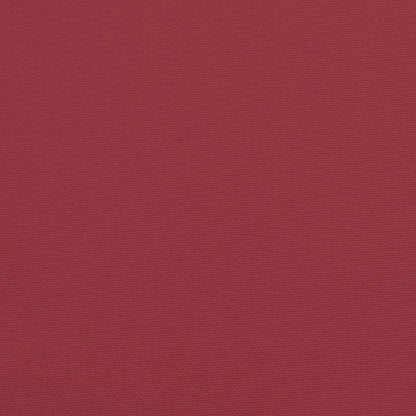 Cuscino per Lettino Rosso Vino 200x60x3 cm in Tessuto Oxford