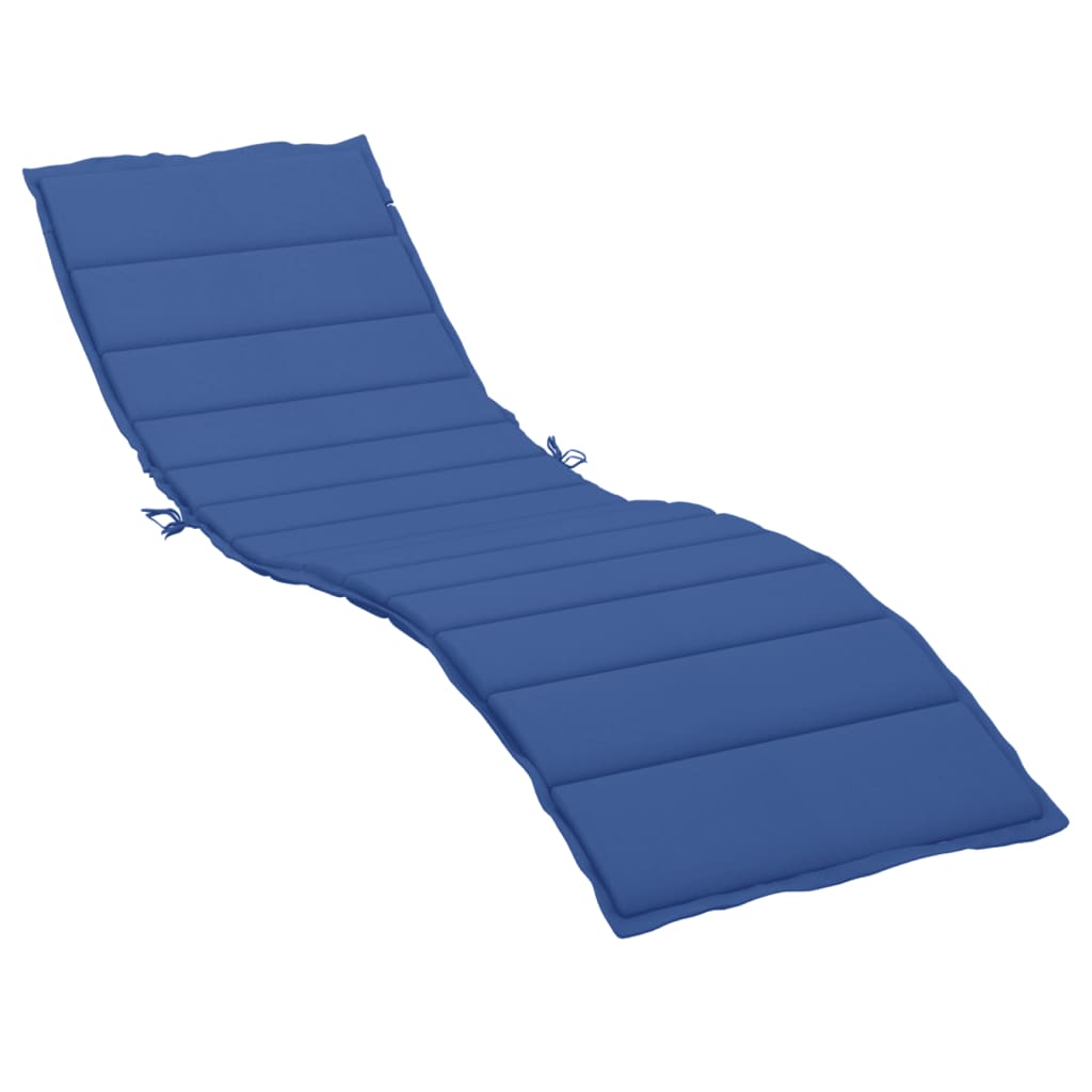 Cuscino per Lettino Blu Reale 200x60x3 cm in Tessuto Oxford | homemem39