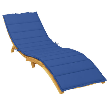Cuscino per Lettino Blu Reale 200x60x3 cm in Tessuto Oxford | homemem39